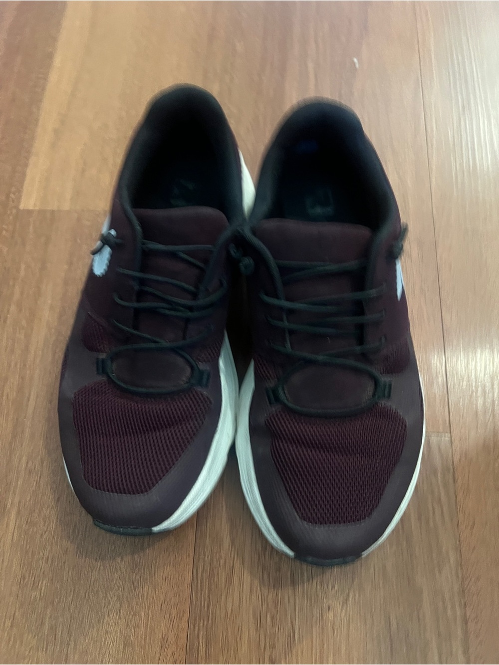 Rieker Women's Maroon Lace-Up Athletic Sneakers - Cushioned Daily Wear